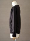 【Men's】Worsted Pure Cashmere V pullover / dark brown（メンズ 梳毛カシミヤ 100% Ｖプルオーバー / ダークブラウン）