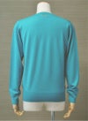 【Men's】EXTRA FINE MERINO WOOL V PULLOVER / peacock（メンズ エクストラファインメリノウール　Vプルオーバー / ピーコック）