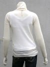 ゼニアバルファ社ミレニアム＿ボトルネックセーター／ホワイト