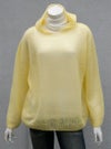 モヘア混ニットパーカー／イエロー